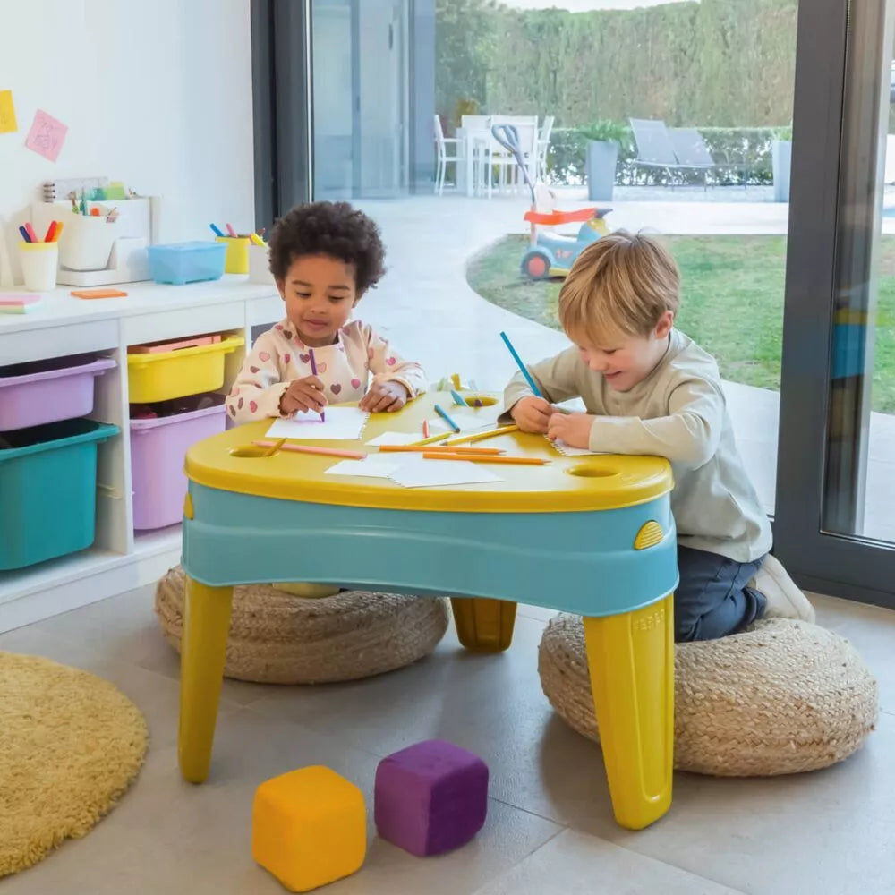 Vandens staliukas su dangteliu CASUAL 4in1 Smėlio dėžės rašomasis stalo iškylos stalo priedai