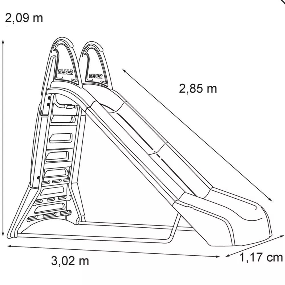 Didžiulė čiuožykla su vandeniu