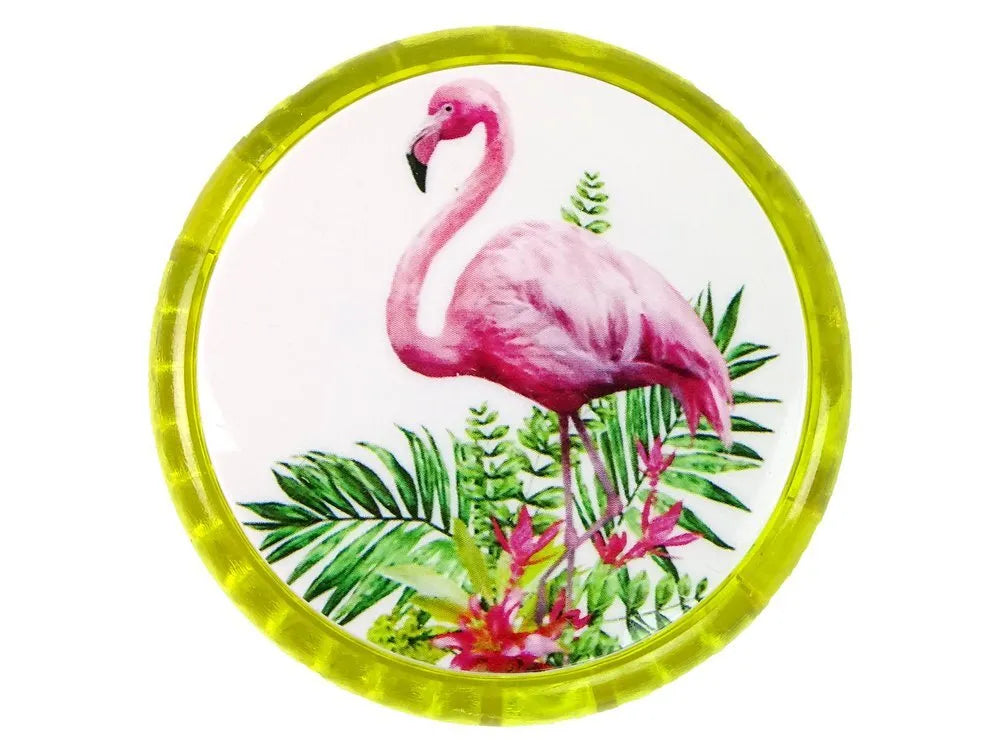Flamingo tematikos geltonas jojo