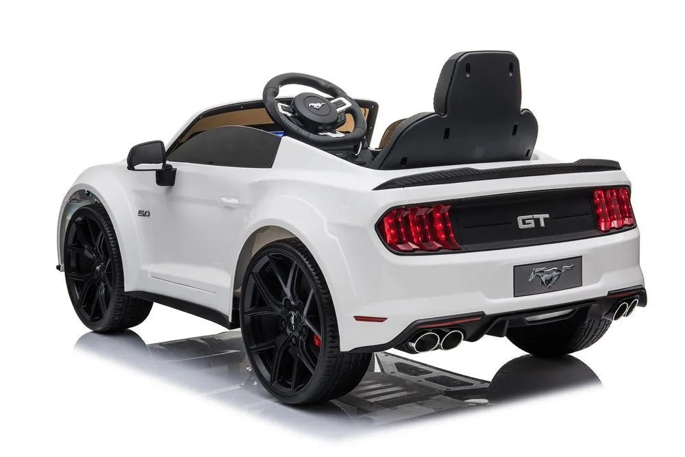 Ford Mustang GT Drift SX2038 – baltas elektromobilis vaikams