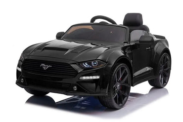 Ford Mustang GT SX2038 juodas akumuliatorinis automobilis vaikams – licencijuotas, galingas ir su drift funkcija