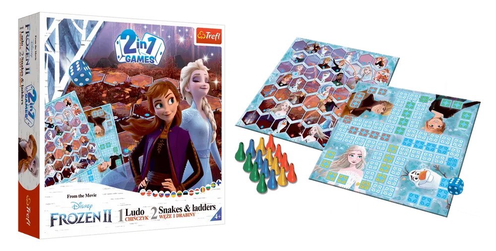 Frozen 2in1 stalo žaidimas vaikams