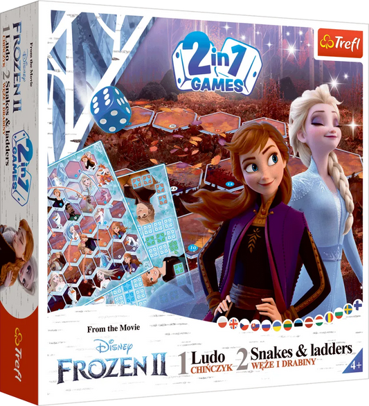 Frozen 2in1 stalo žaidimas vaikams