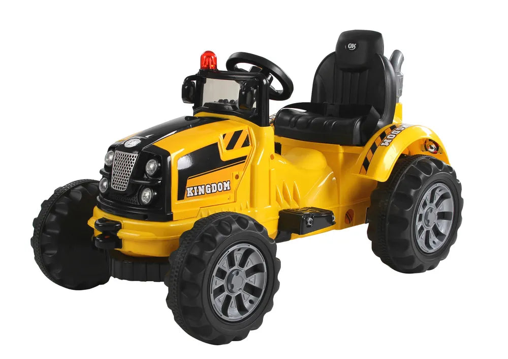 Geltonas elektrinis automobilis JS328D vaikams