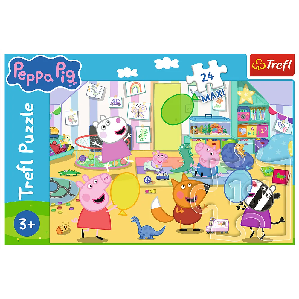 „Gražioji Peppa“ – MAXI dėlionė, 24 detalės