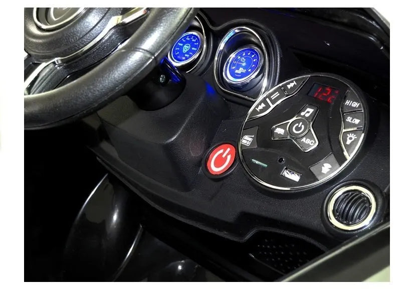 HL1538 juodas – elektrinis automobilis vaikams