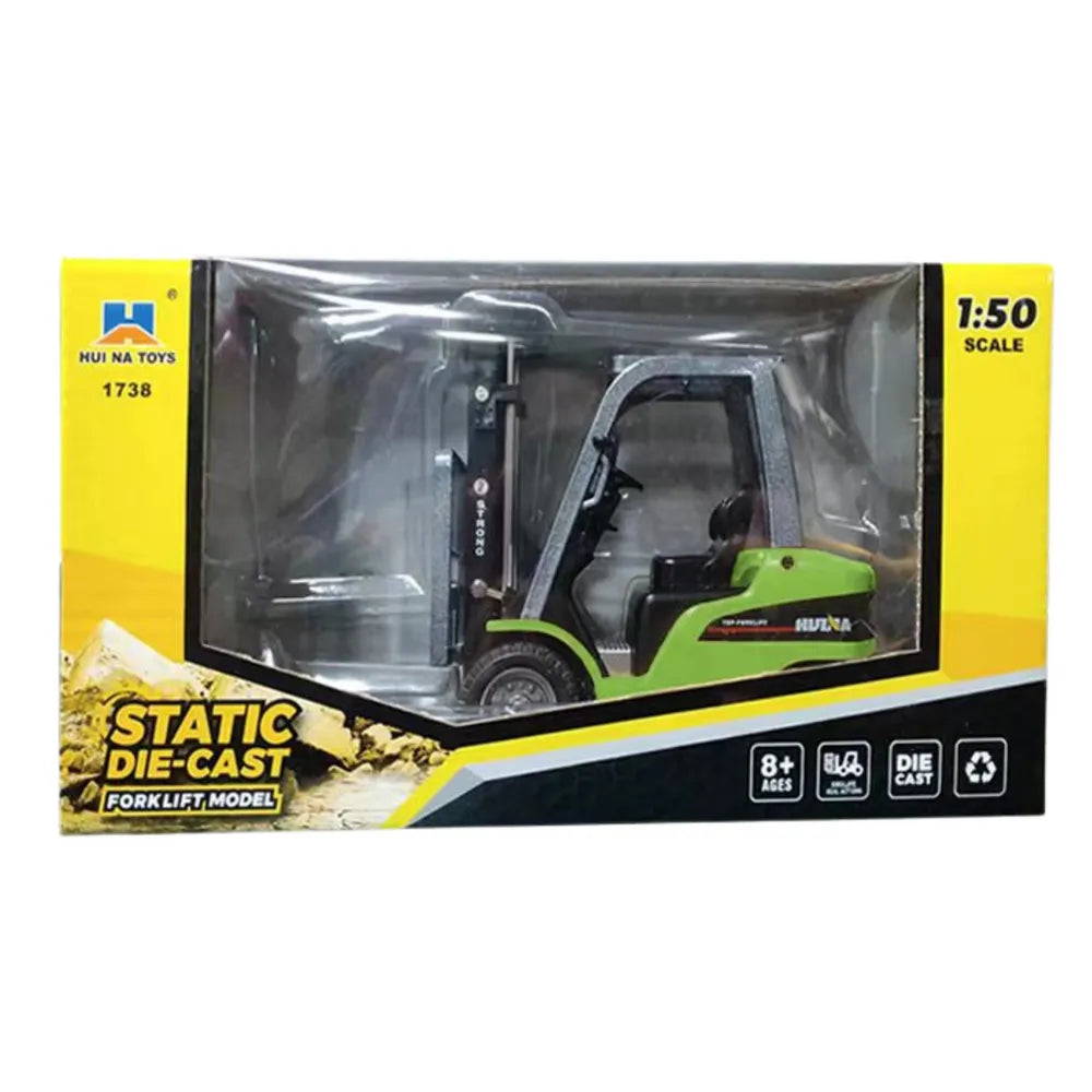 HUINA 1:50 metalinis žalias krautuvas