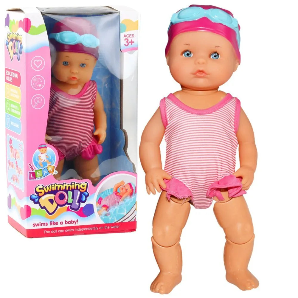 Interaktyvi plaukiojanti maudynių lėlytė – 33 cm
