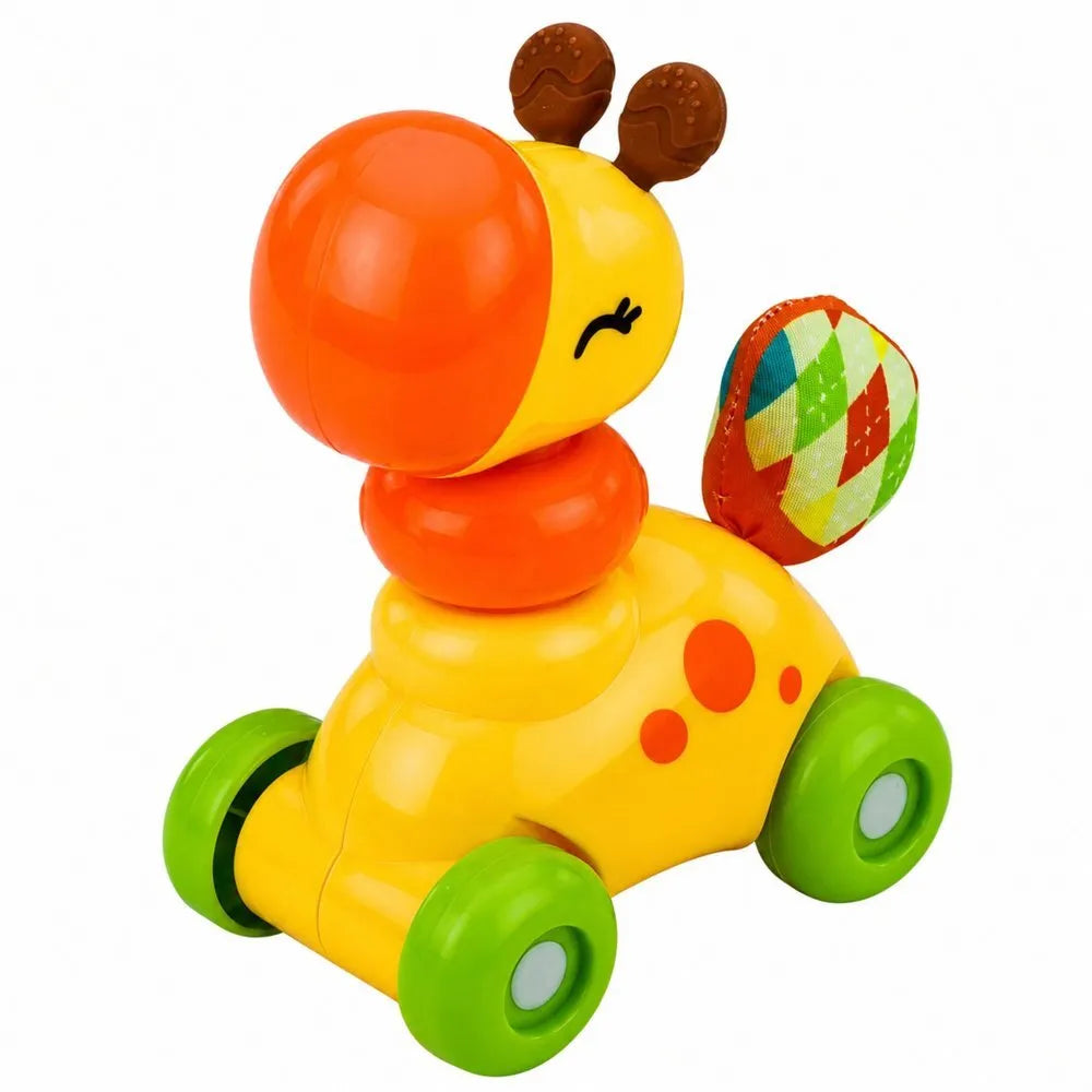Interaktyvi sensorinė žirafa ant ratukų
