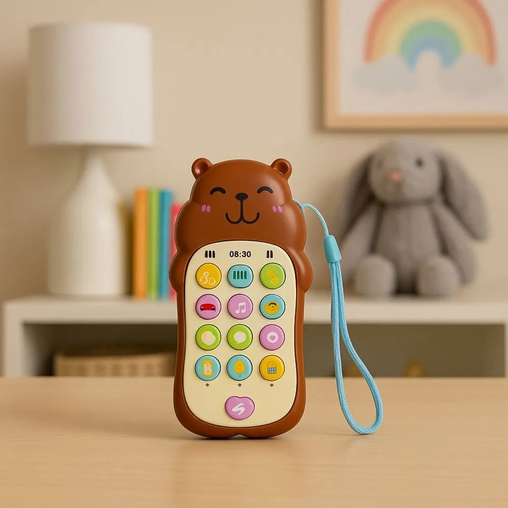 Interaktyvus edukacinis telefonas „Brown Capybara“