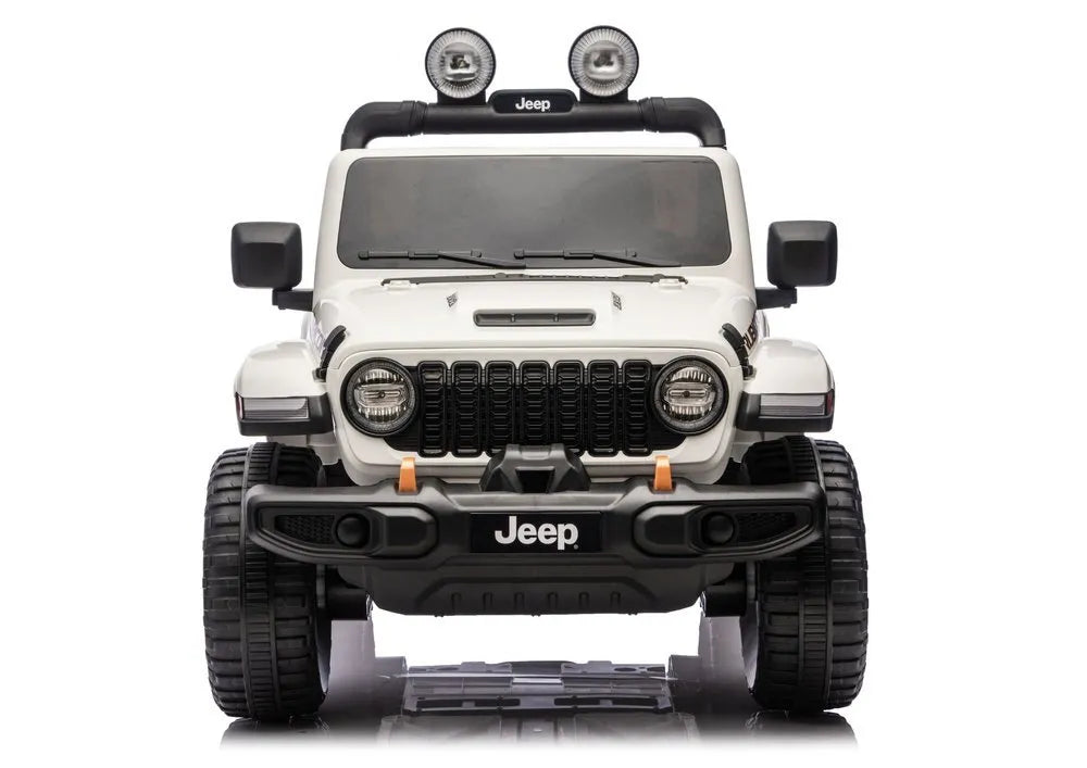 Jeep Rubicon 4×4 DK‑JWR556 – 24V – 4×200W – Baltas
