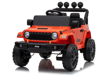 Jeep Rubicon DK‑JWR558 24V elektromobilis vaikams – oranžinis