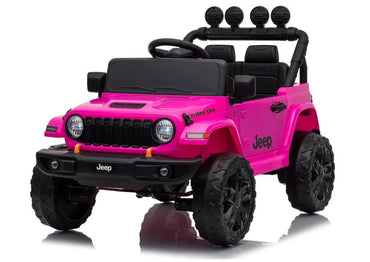 Jeep Rubicon DK‑JWR558 24V elektromobilis vaikams – rožinis