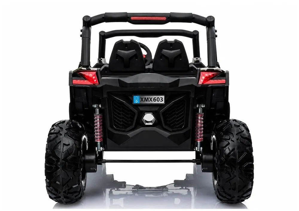 Jeep XMX603 akumuliatorinis automobilis vaikams – juodas