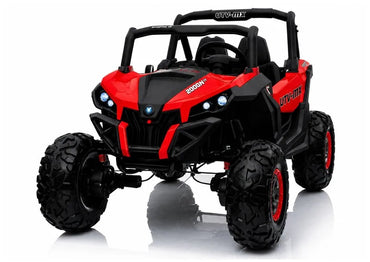 Jeep XMX603 akumuliatorinis automobilis vaikams – raudonas, 4×45W