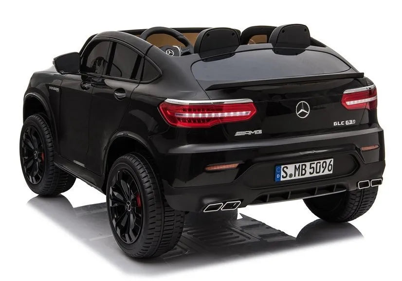 Juodas Mercedes GLC 63S XMX608 elektromobilis vaikams