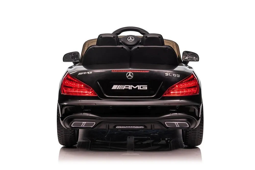Juodas Mercedes SL65 S XMX602B elektromobilis vaikams