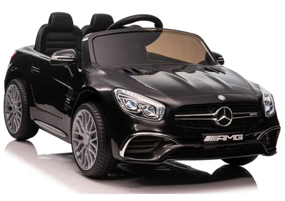 Juodas Mercedes SL65 S XMX602B elektromobilis vaikams