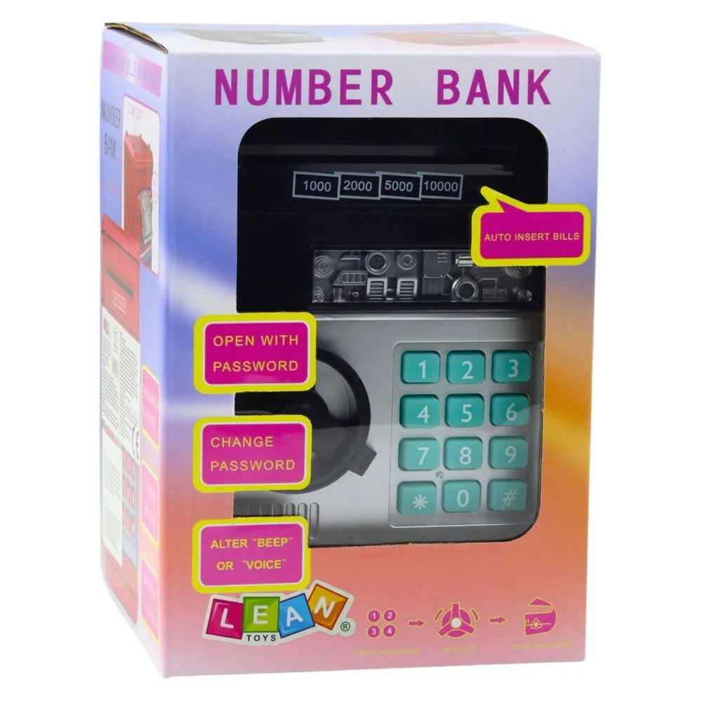 Juodas seifas–taupyklė su PIN kodu