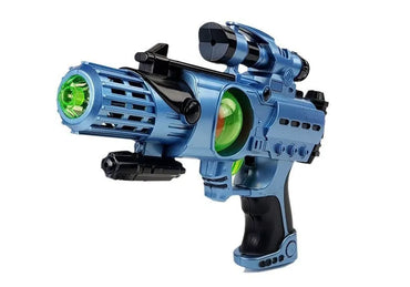 Kosmoso kario rinkinys su lazeriniu ginklu ir šviečiančia kauke