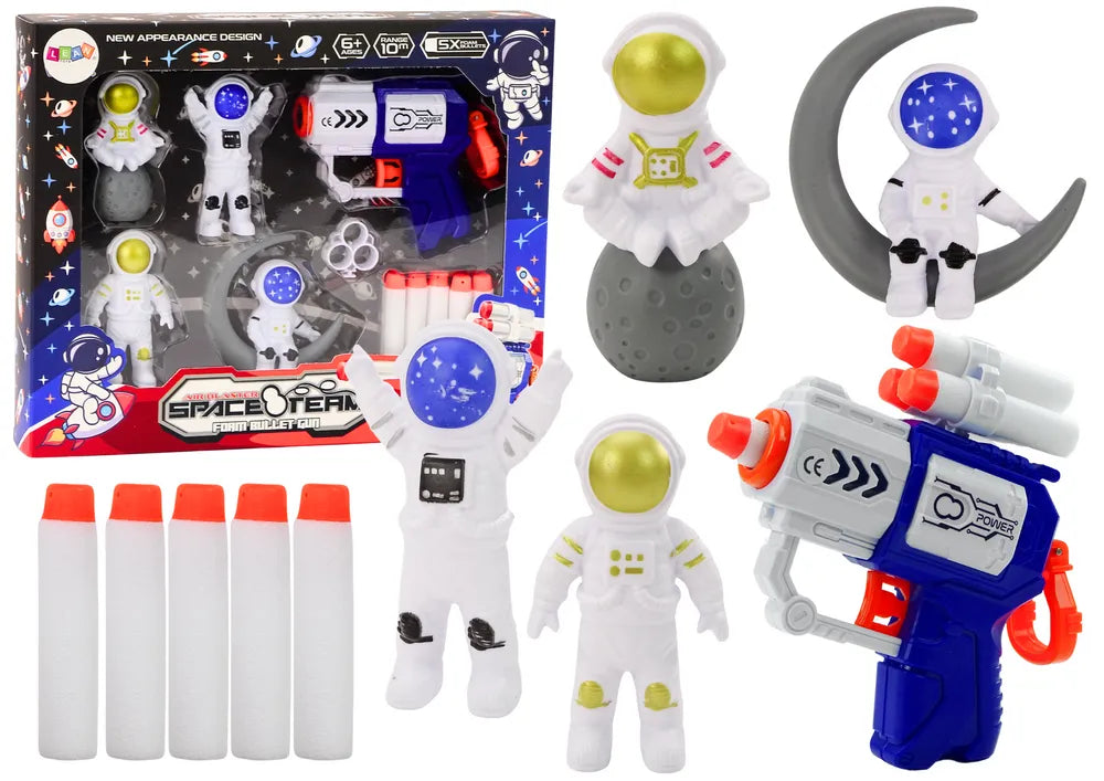 Kosmoso šaudymo rinkinys su astronautais