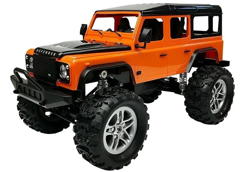 Land Rover Defender R/C 1:14 oranžinis
