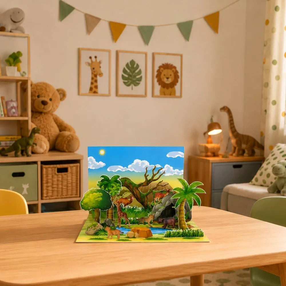 Laukiniai gyvūnai – 3D parko rinkinys