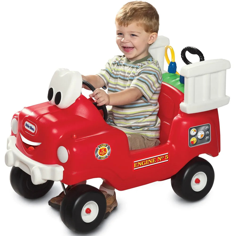 Little Tikes gaisrinės automobilis – su 9 l vandens baku