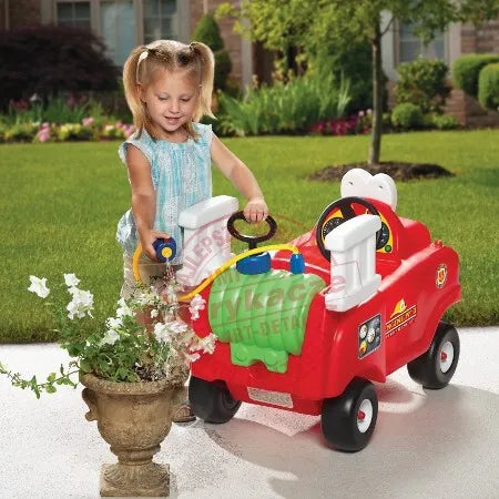 Little Tikes gaisrinės automobilis – su 9 l vandens baku