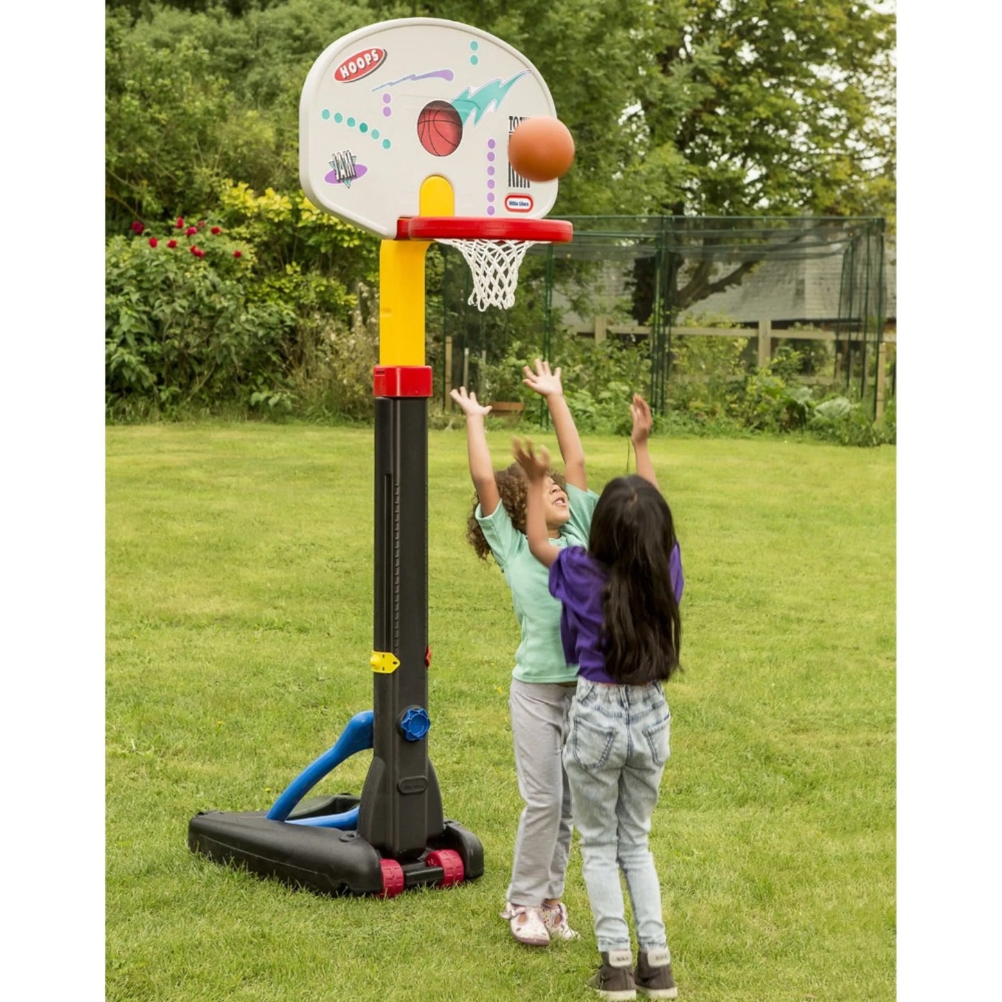 Little Tikes reguliuojamas lauko krepšinio stovas – 150–210 cm, su ratukais