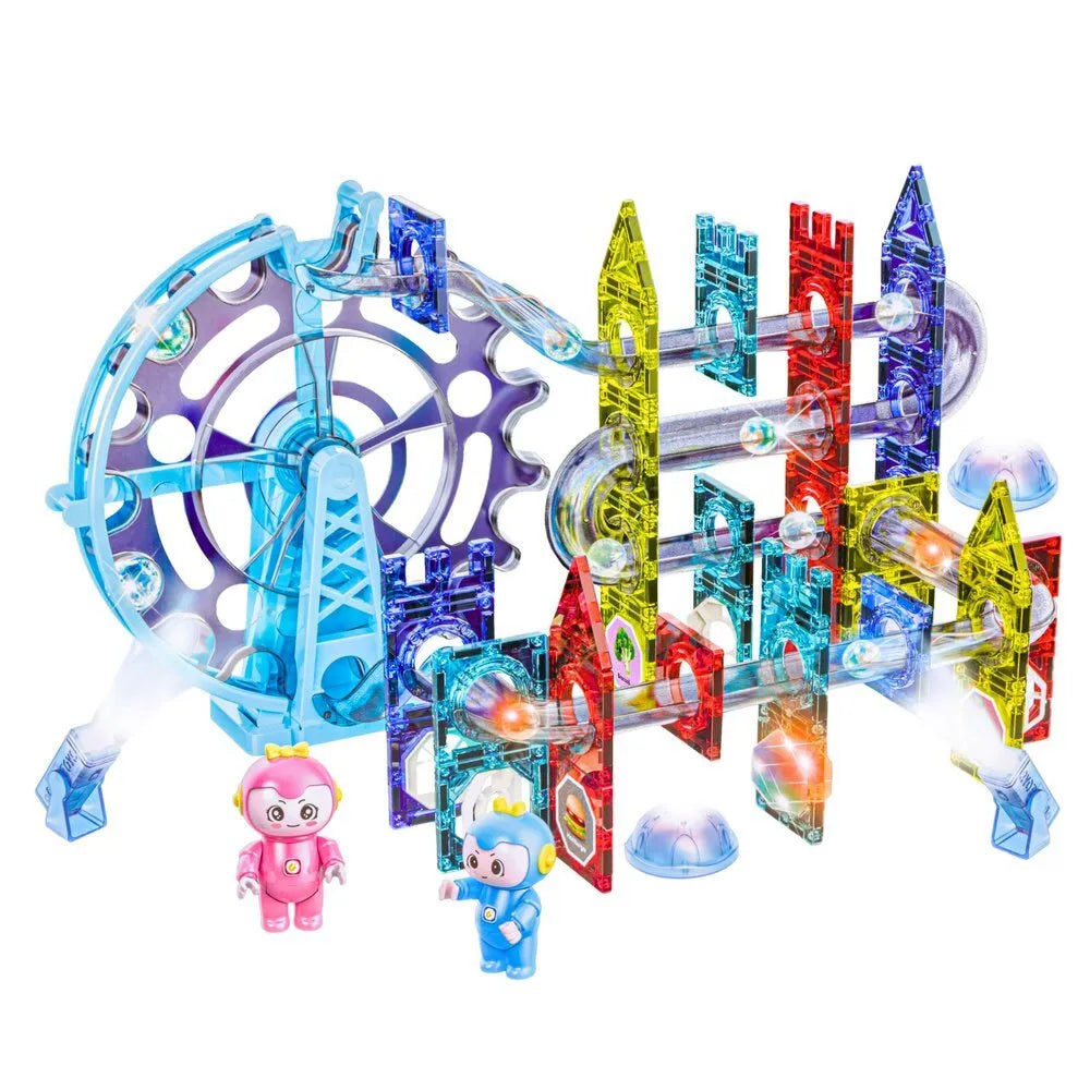 Magnetinė rutuliukų trasa – 120 el.
