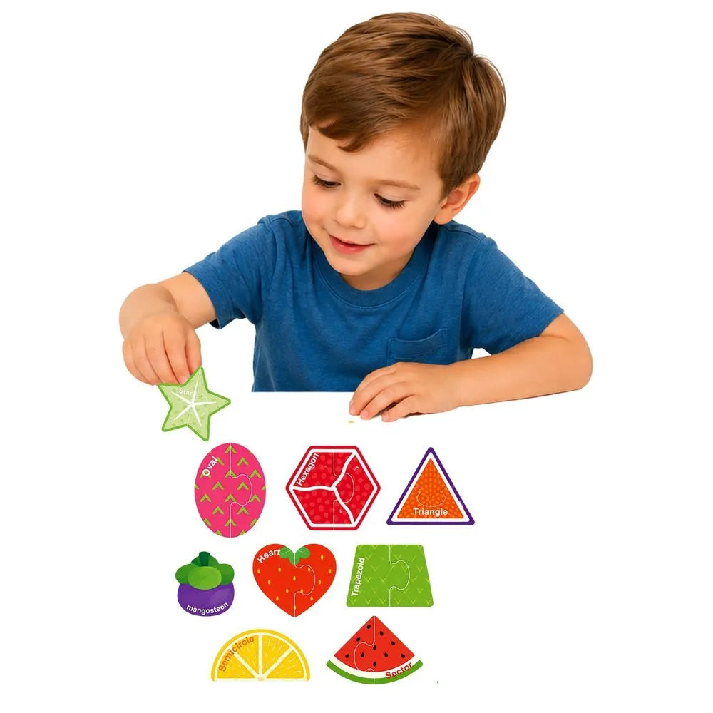 Magnetinė vaisių dėlionė – 30 dalių edukacinis rinkinys