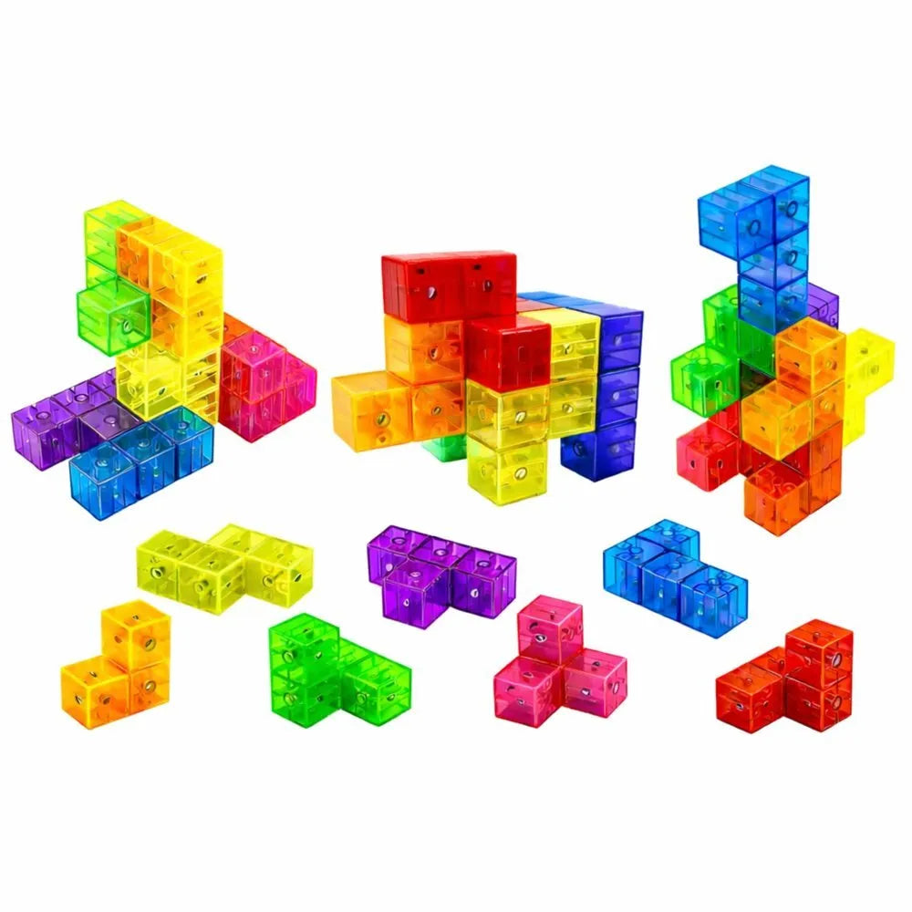 Magnetiniai blokeliai – „Magic Magnetic Cubes“, 9 detalės