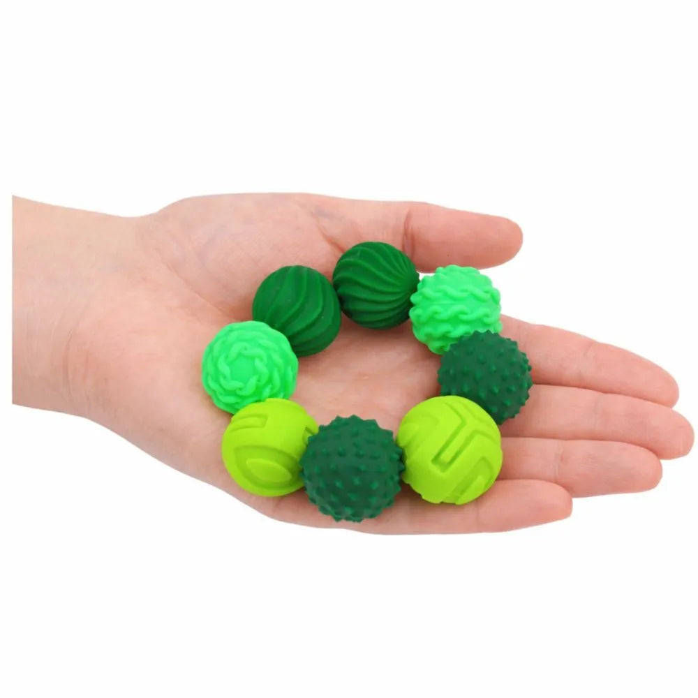 Magnetiniai silikoniniai antistresiniai kamuoliukai – 8 vnt