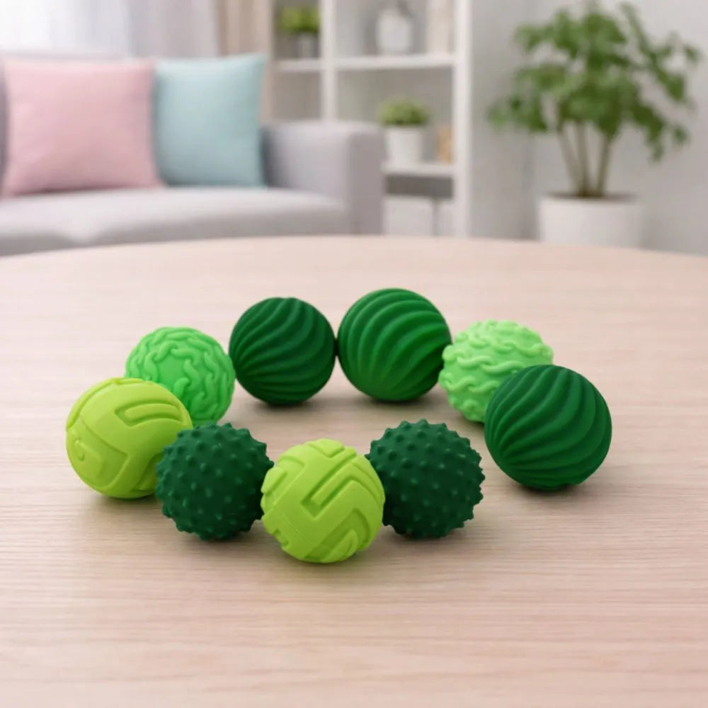 Magnetiniai silikoniniai antistresiniai kamuoliukai – 8 vnt
