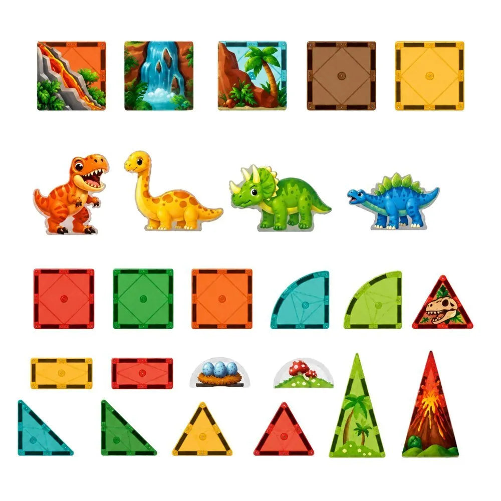 Magnetinių blokelių rinkinys – Dinozaurai, 31 dalis
