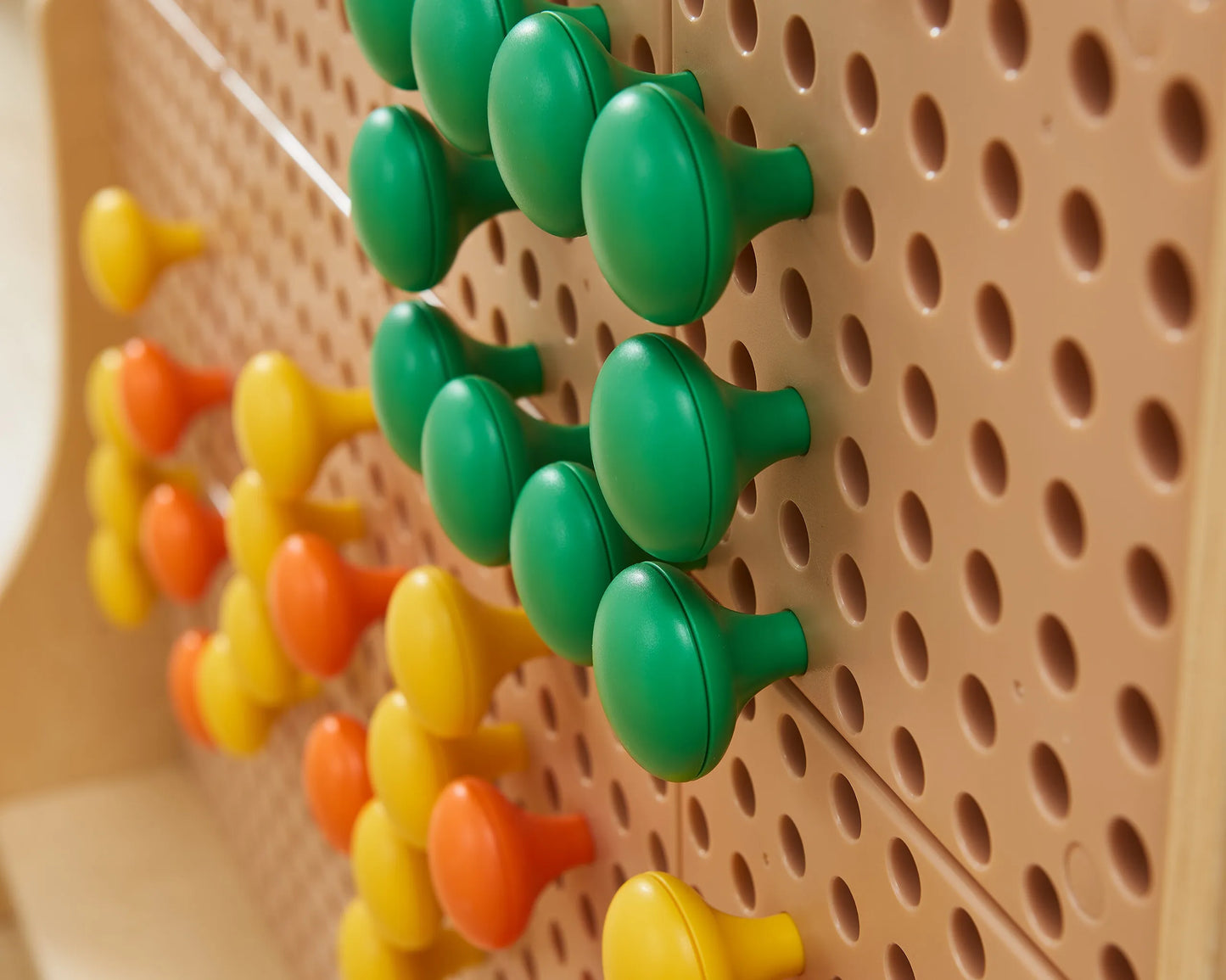Masterkidz Jumbo didelių košelių rinkinys STEM lentoms (128 vnt.)