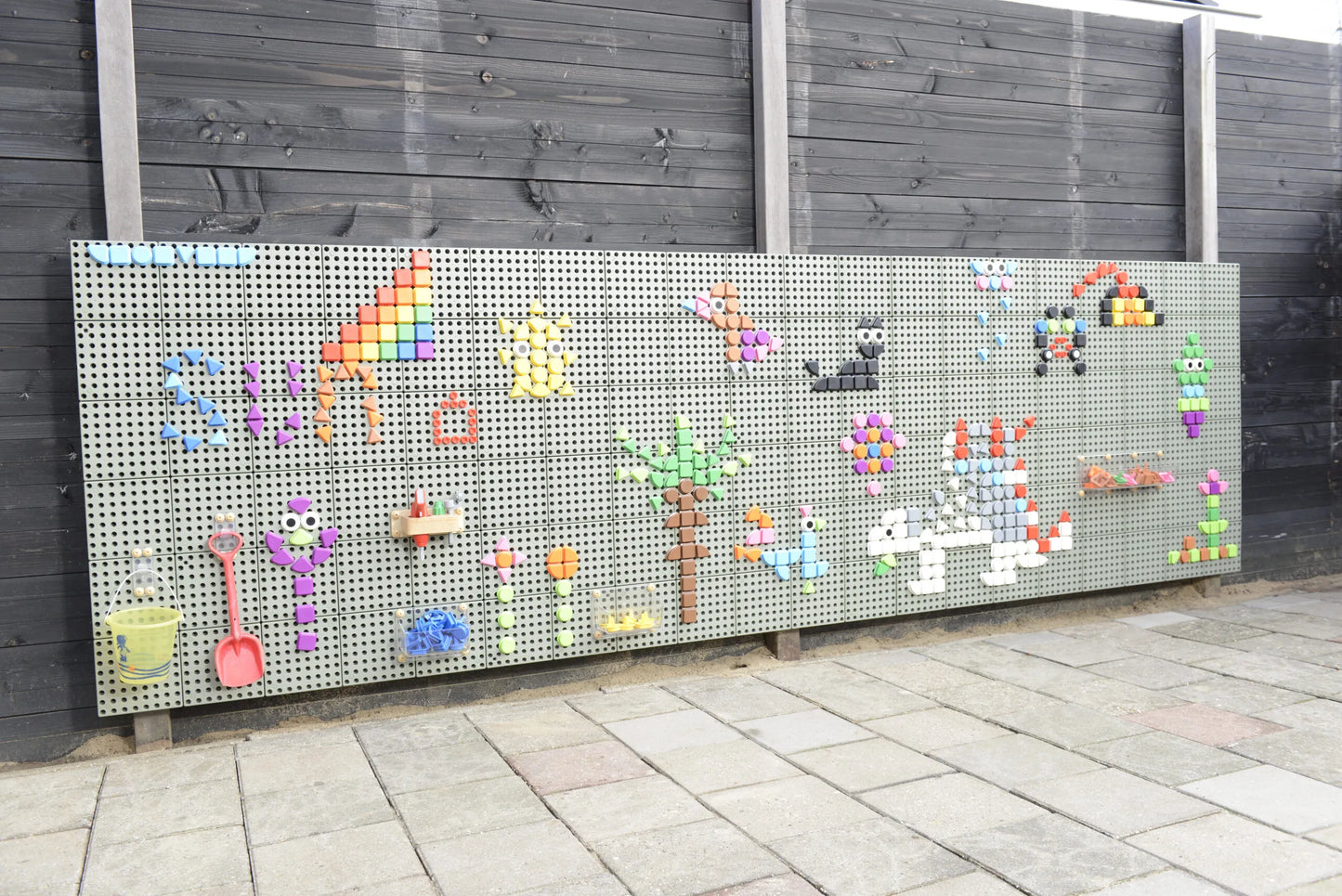 Masterkidz lauko STEM sieninė edukacinė lenta (80 × 120 cm) + montavimo panelis