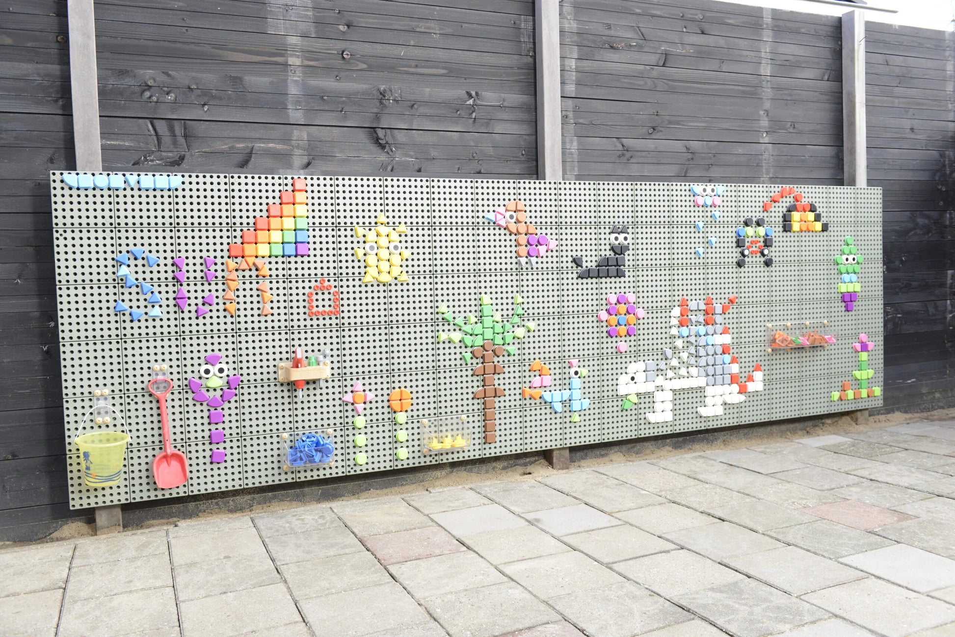 Masterkidz lauko STEM sieninė edukacinė lenta (80 × 120 cm) + montavimo panelis