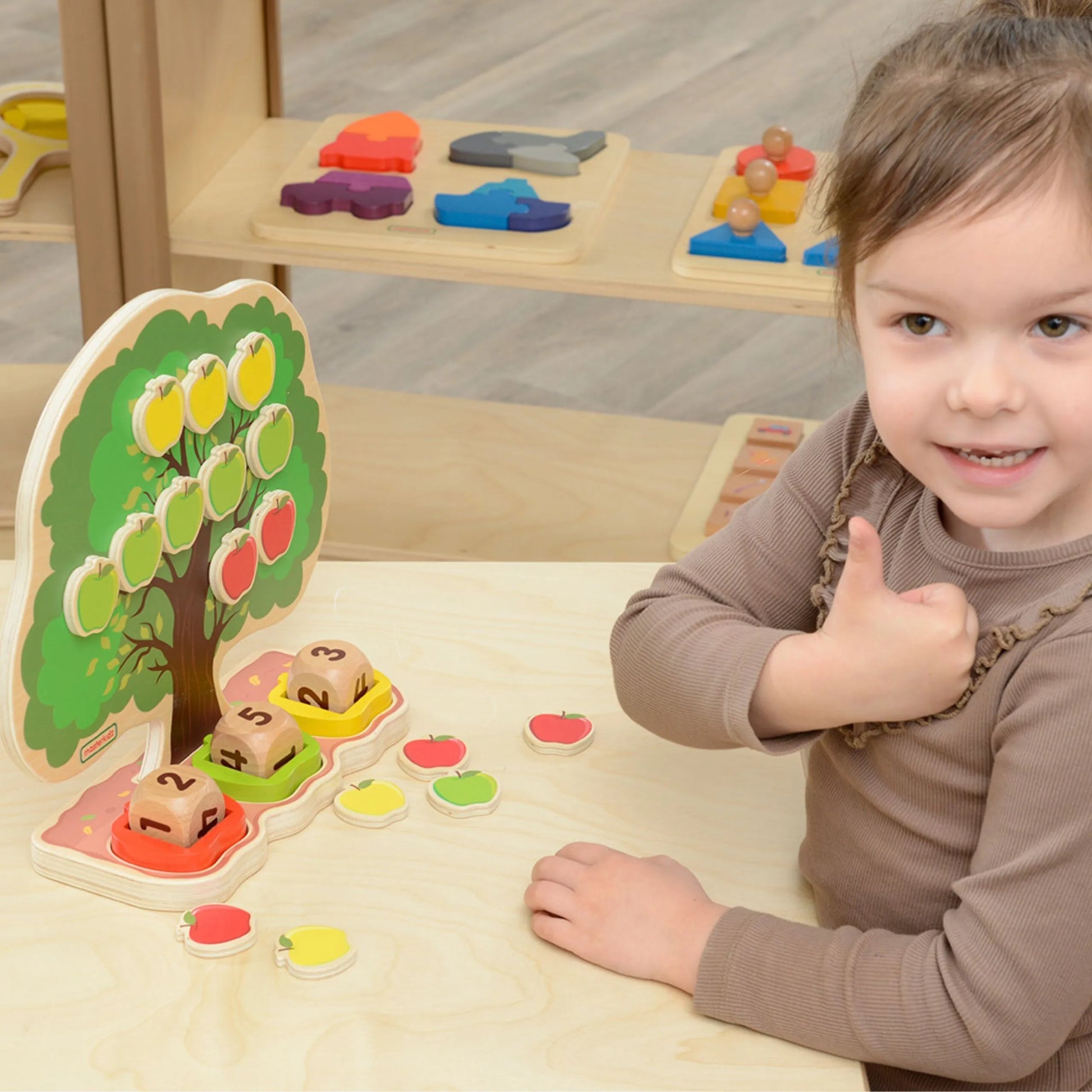 Masterkidz „Matematika su obuoliukais“ – magnetinis dvipusis skaičiavimo rinkinys