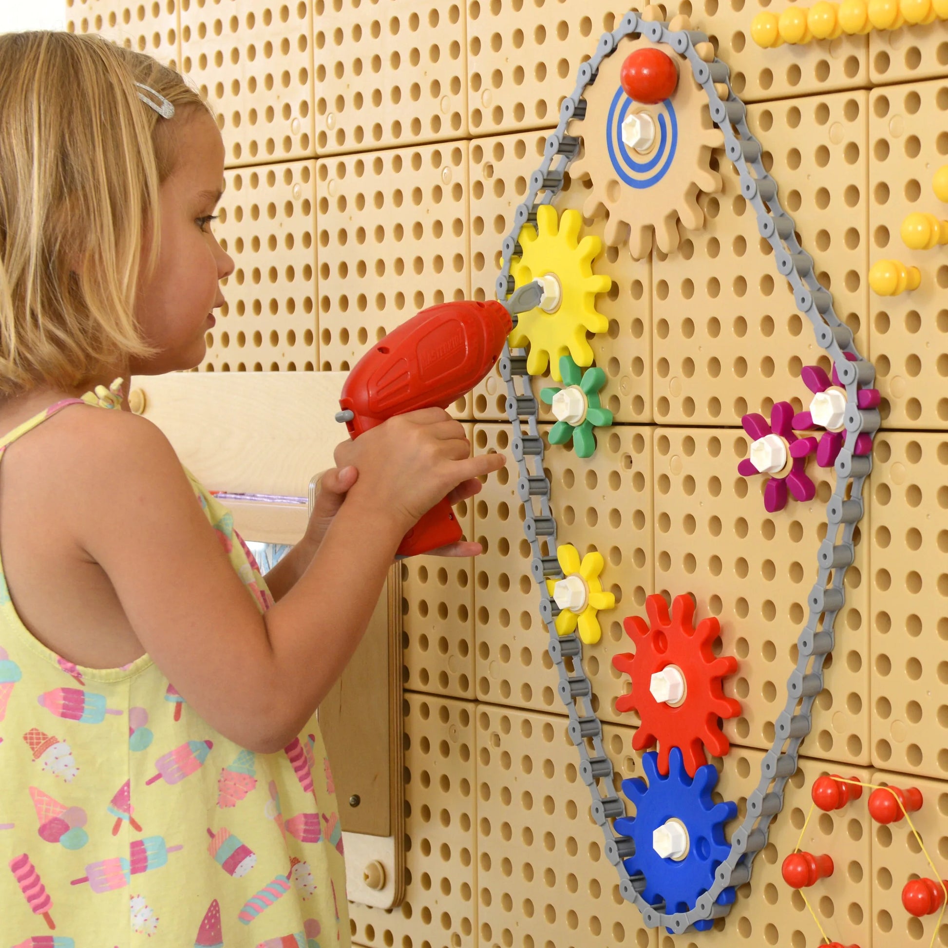 Masterkidz pavarų ir krumpliaračių rinkinys STEM lentoms