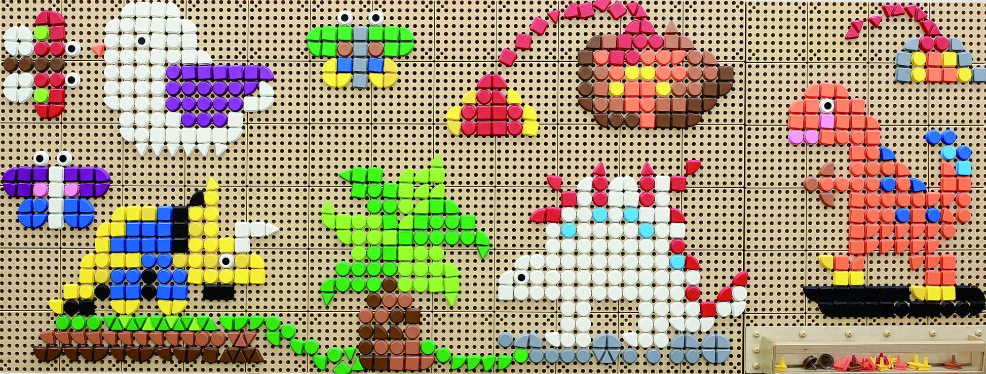 Masterkidz spalvotų košelių rinkinys STEM lentoms