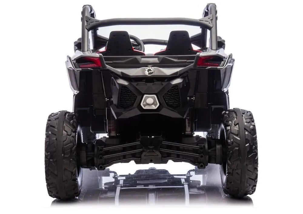 Maverick CAN‑AM Turbo RR STRONG AIR – vaikiškas elektrinis automobilis, raudonas