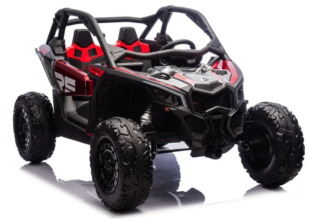 Maverick CAN‑AM Turbo RR STRONG AIR – vaikiškas elektrinis automobilis, raudonas