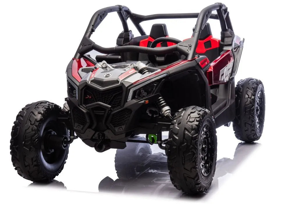 Maverick CAN‑AM Turbo RR STRONG AIR – vaikiškas elektrinis automobilis, raudonas
