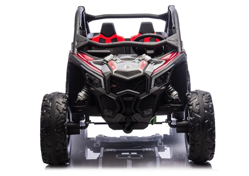 Maverick CAN‑AM Turbo RR STRONG AIR – vaikiškas elektrinis automobilis, raudonas