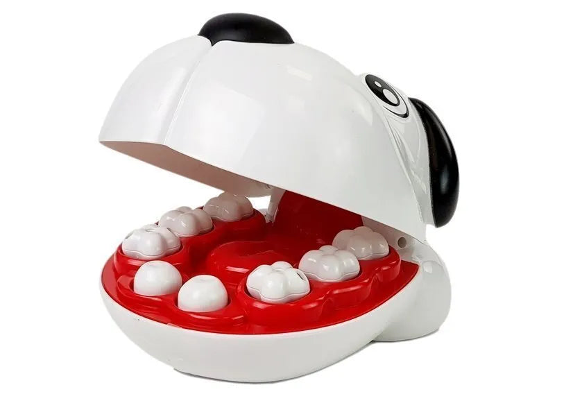 Mažojo dantisto rinkinys su šuniuku – dantų priežiūros ir veterinaro žaidimas