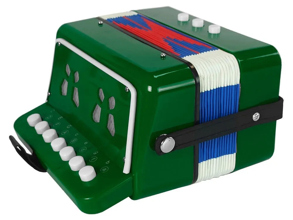 Mažojo muzikanto akordeonas – žalias