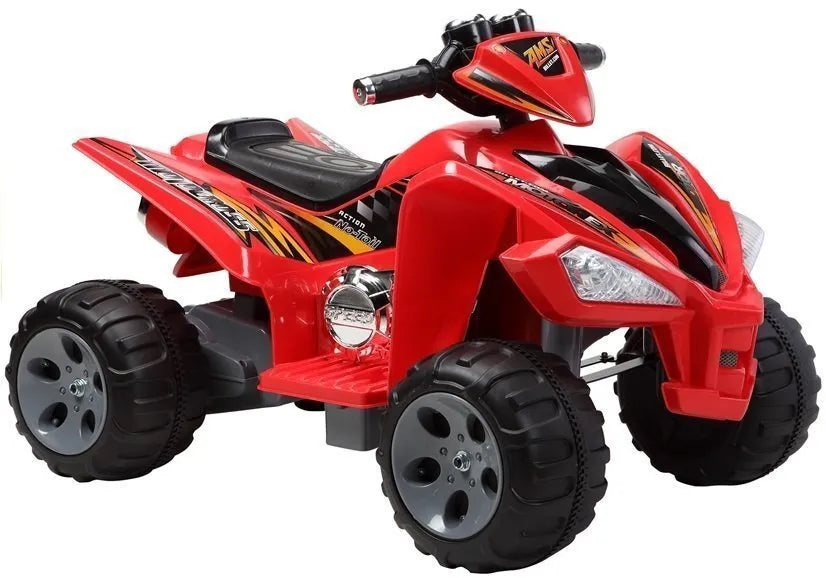 Medium Quad raudonas – elektrinis keturratis vaikams