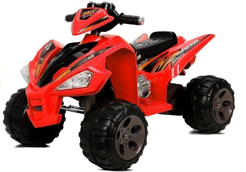Medium Quad raudonas – elektrinis keturratis vaikams